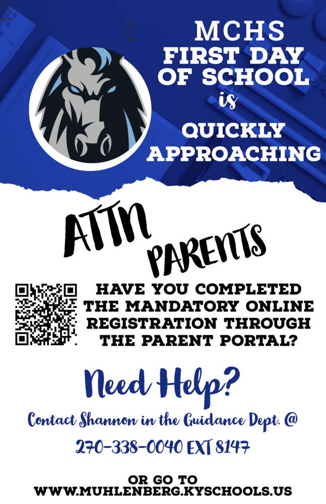 Please Complete The Online Registration Muhlenberg County High