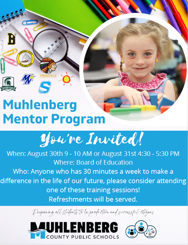 Muhlenberg Mentor Program Flyer