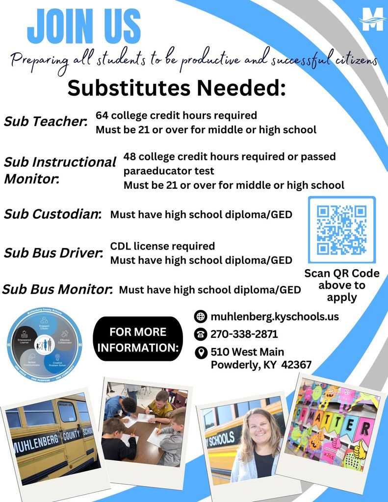 Subs Needed Flyer